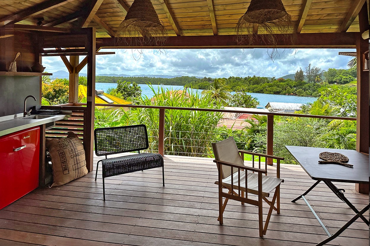La Kasita FWI - bungalow rental les Trois Ilets Martinique beautif sea view - Bienvenue à la Casa Paloma