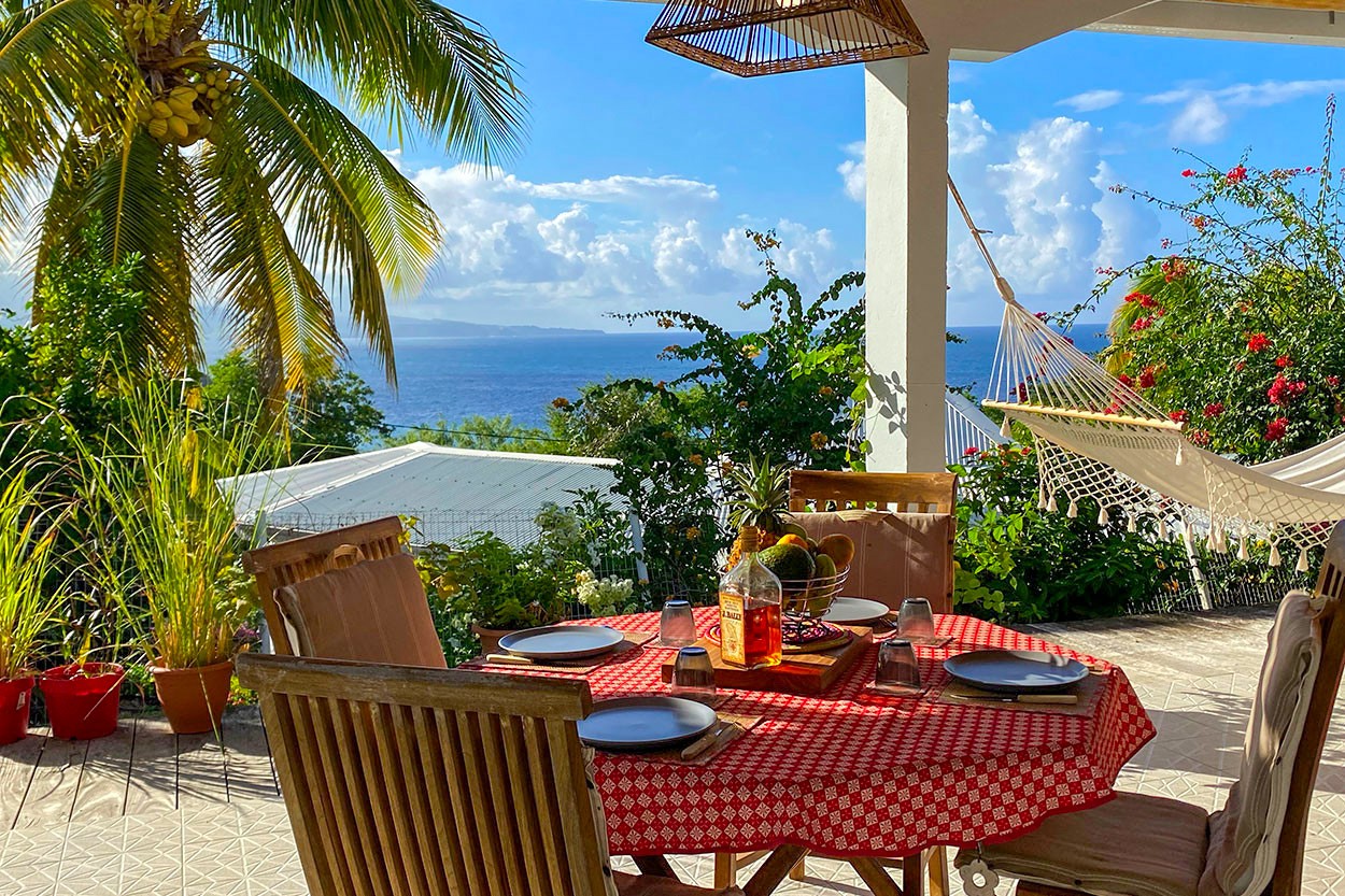 Villa KARACOLI Location maison de vacances Tartane Martinique plage des surfeurs - Bienvenue à la Villa Karacoli