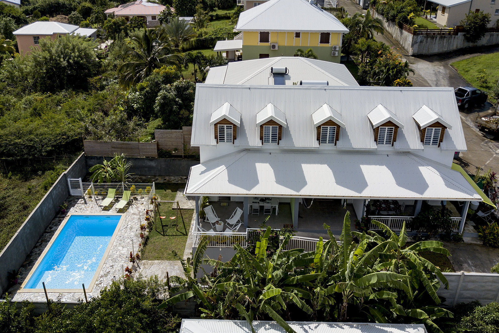 ROS'PALMA T2 Location Martinique Sainte Anne piscine - 