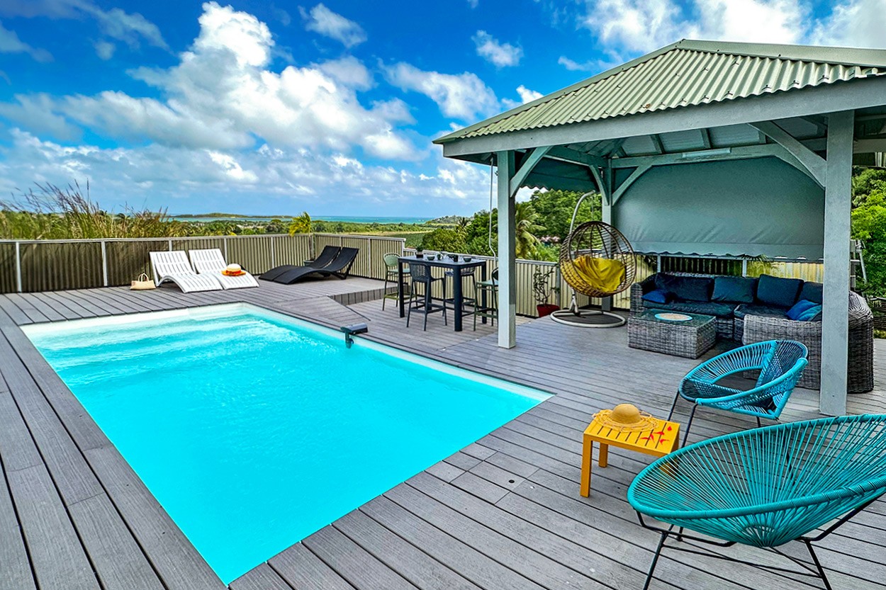 Petite maison le François location Martinique piscine vue mer 2 chambres - Bienvenue à La Petite Maison