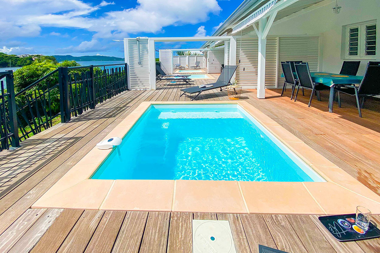 TRIO Appartements le ROBERT location superbe 3 T3 Martinique piscine bord de Mer le Robert - 