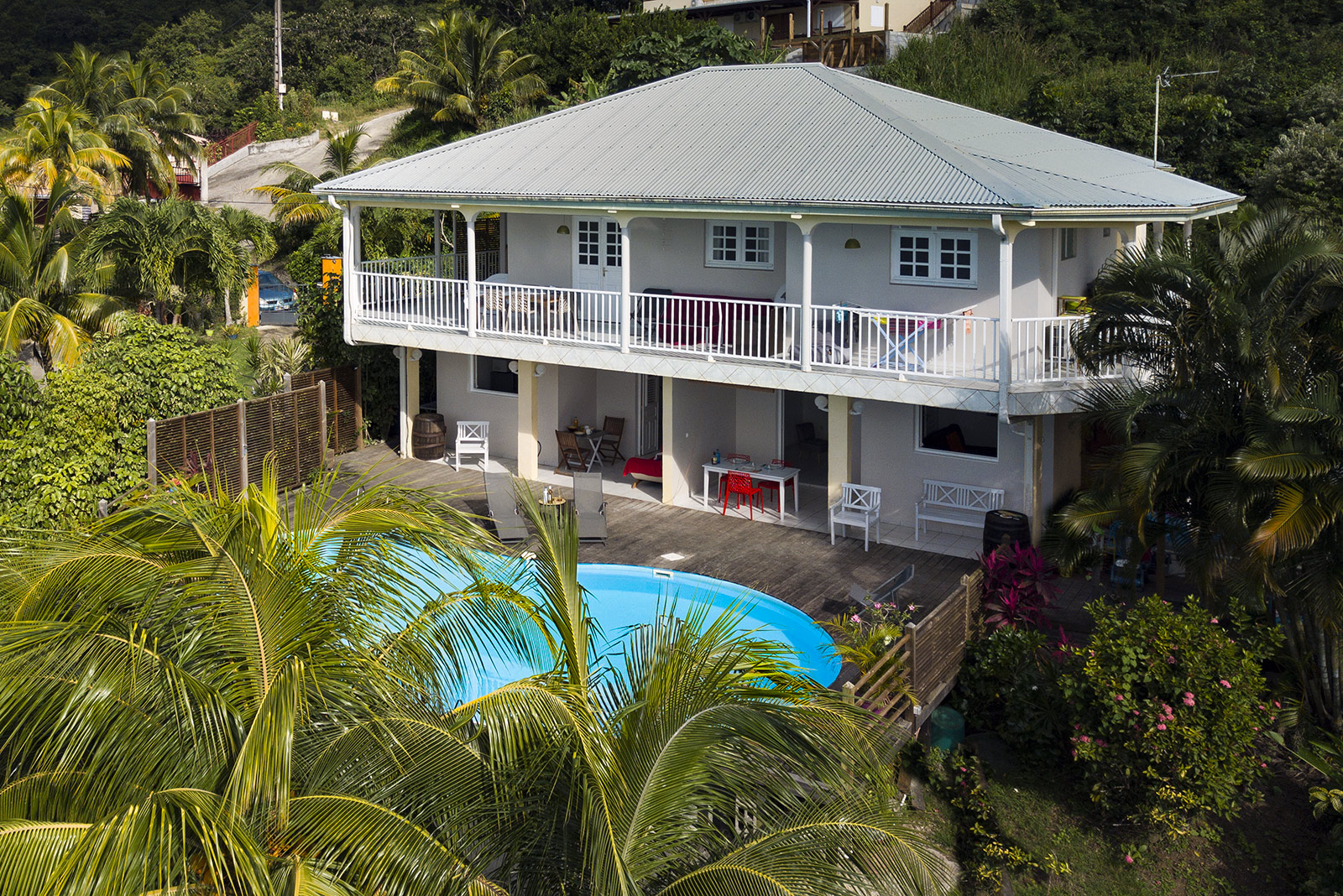 BLUE HORIZON STUDIO location Sud Martinique piscine vue mer location