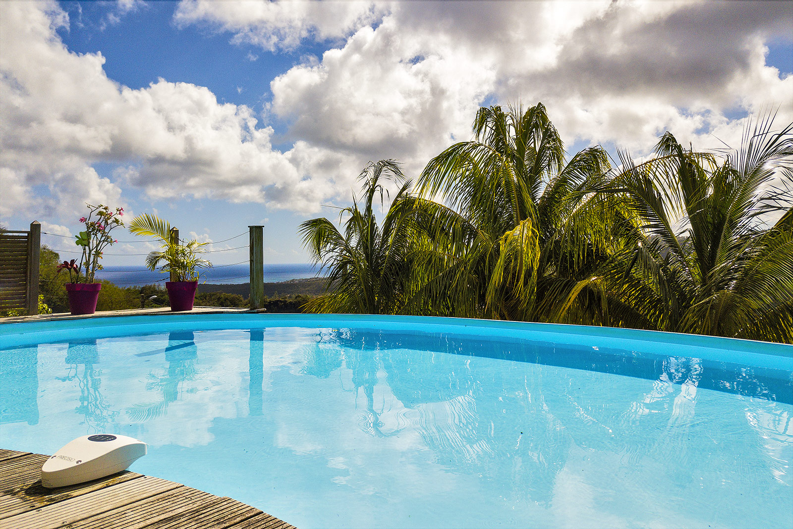 BLUE HORIZON F4 Location Martinique Sud vue mer Piscine location de