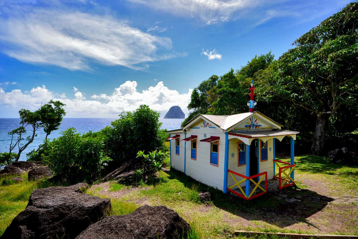 Le Diamant - La Maison du bagnard et le rocher