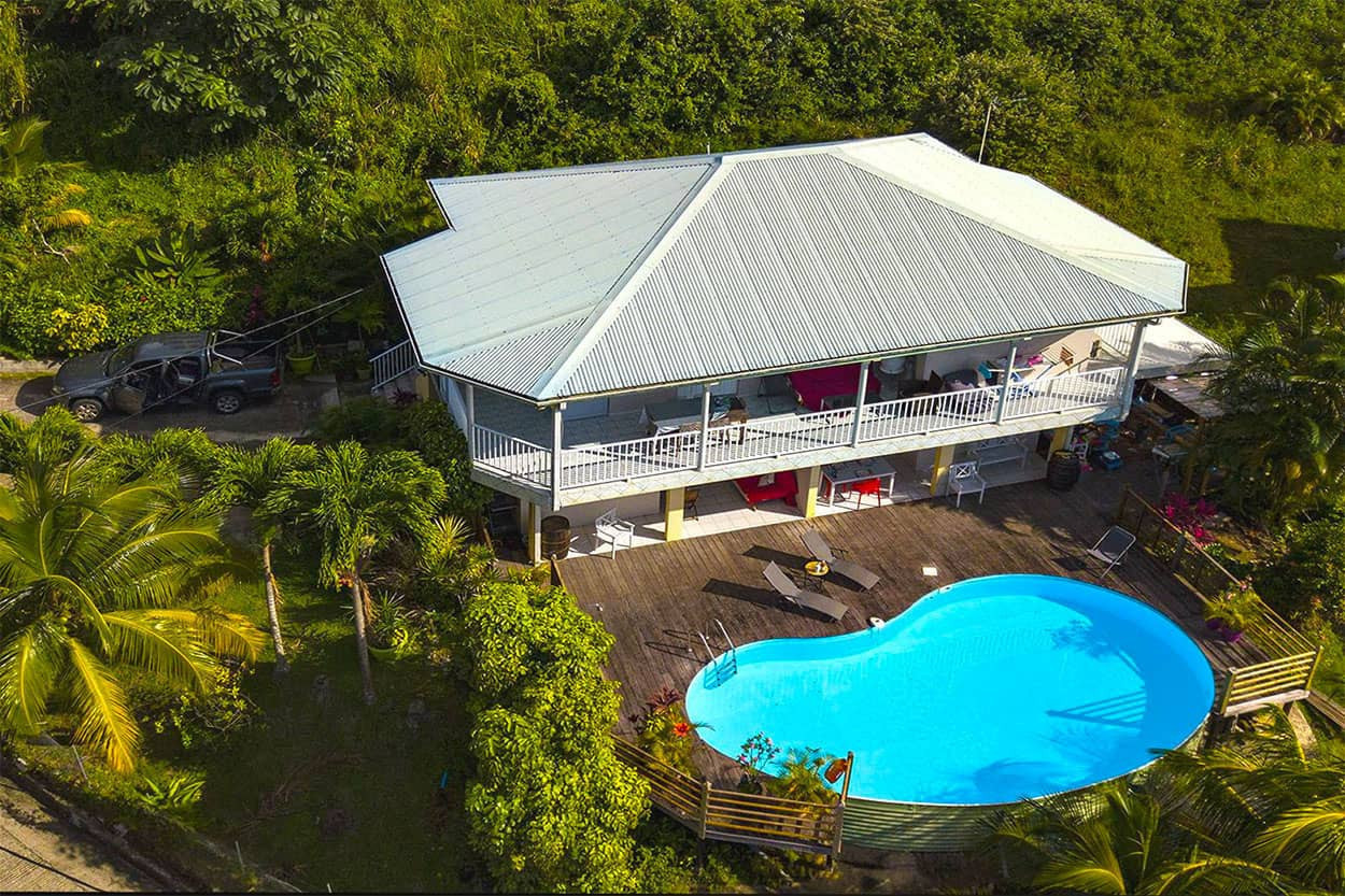 VILLA BLUE HORIZON rental Martinique South sea view Rivière Pilote private pool - Villa Blue Horizon