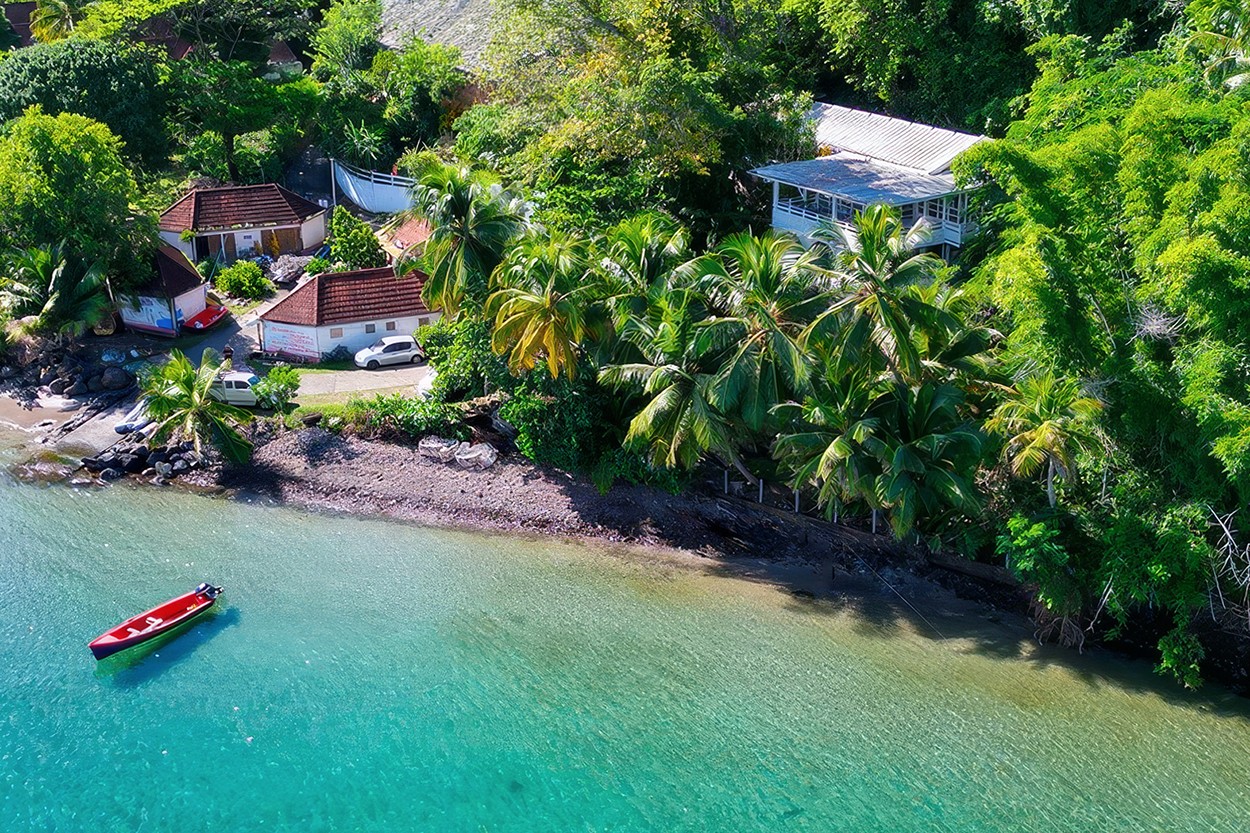 La DOUCEUR  Location Martinique haut de villa sur la plage de l'Anse à l'Ane 3 Ilets - Bienvenue à la douceur