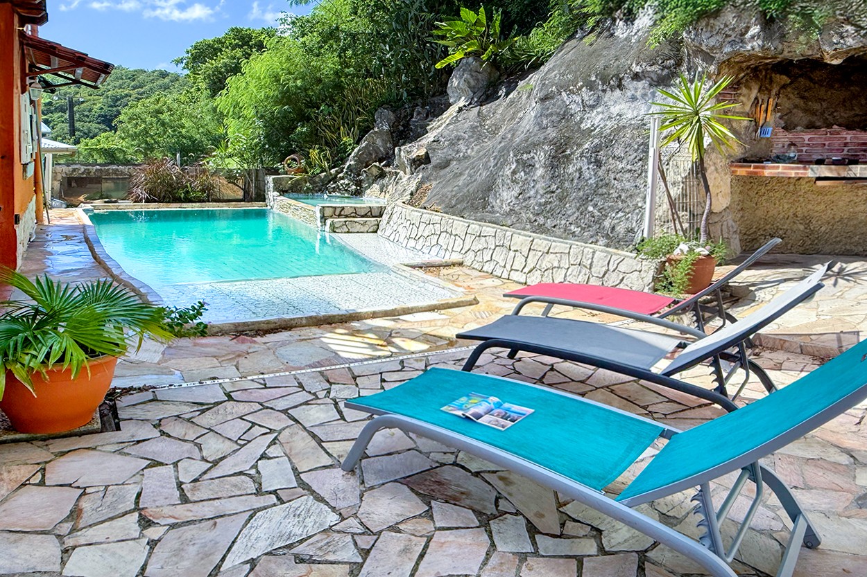 REFUGE des OISEAUX rental house peaceful Martinique pool near the beaches of Sainte-Anne - Piscine scurisée 7 x 3
