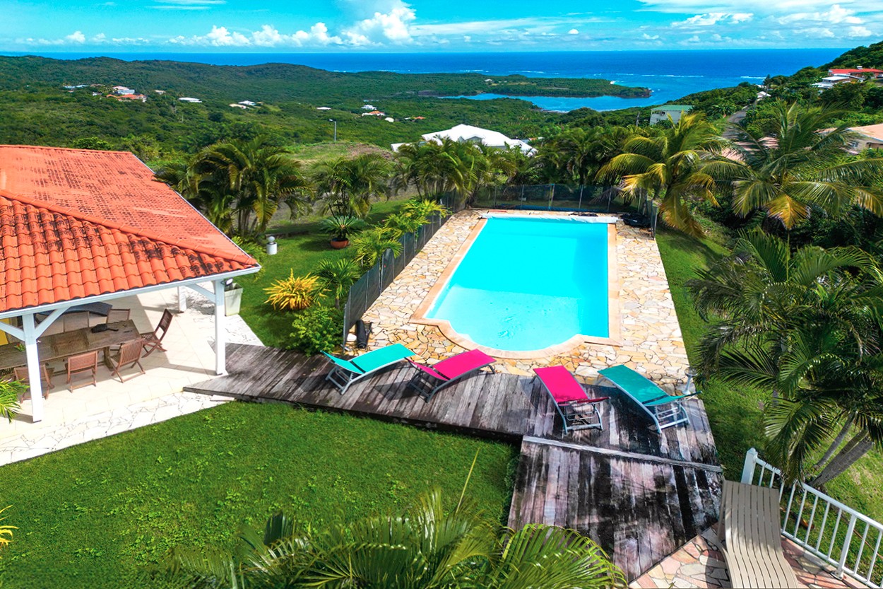 Villa KAZ AROME Sainte-Anne Martinique pool sea view 4 bedrooms - Bienvenue à Kaz Arôme