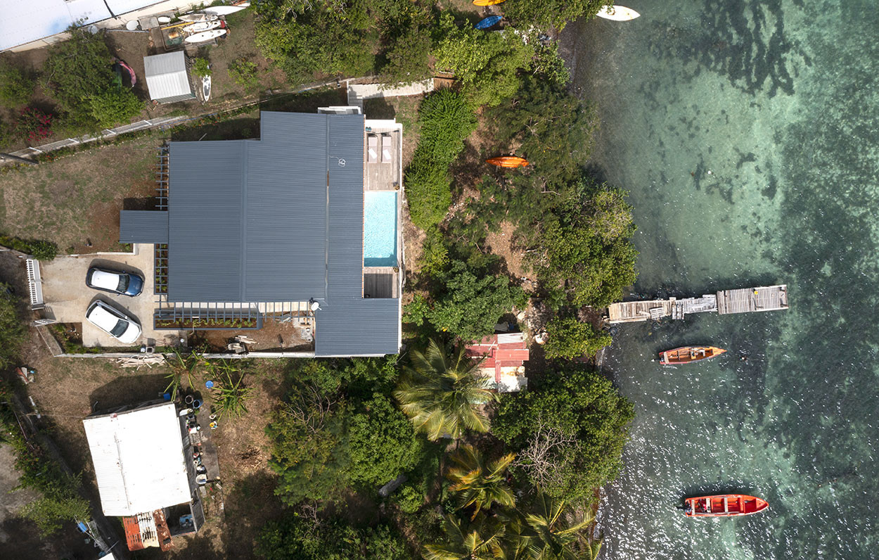 location villa bord de mer atlantique Martinique