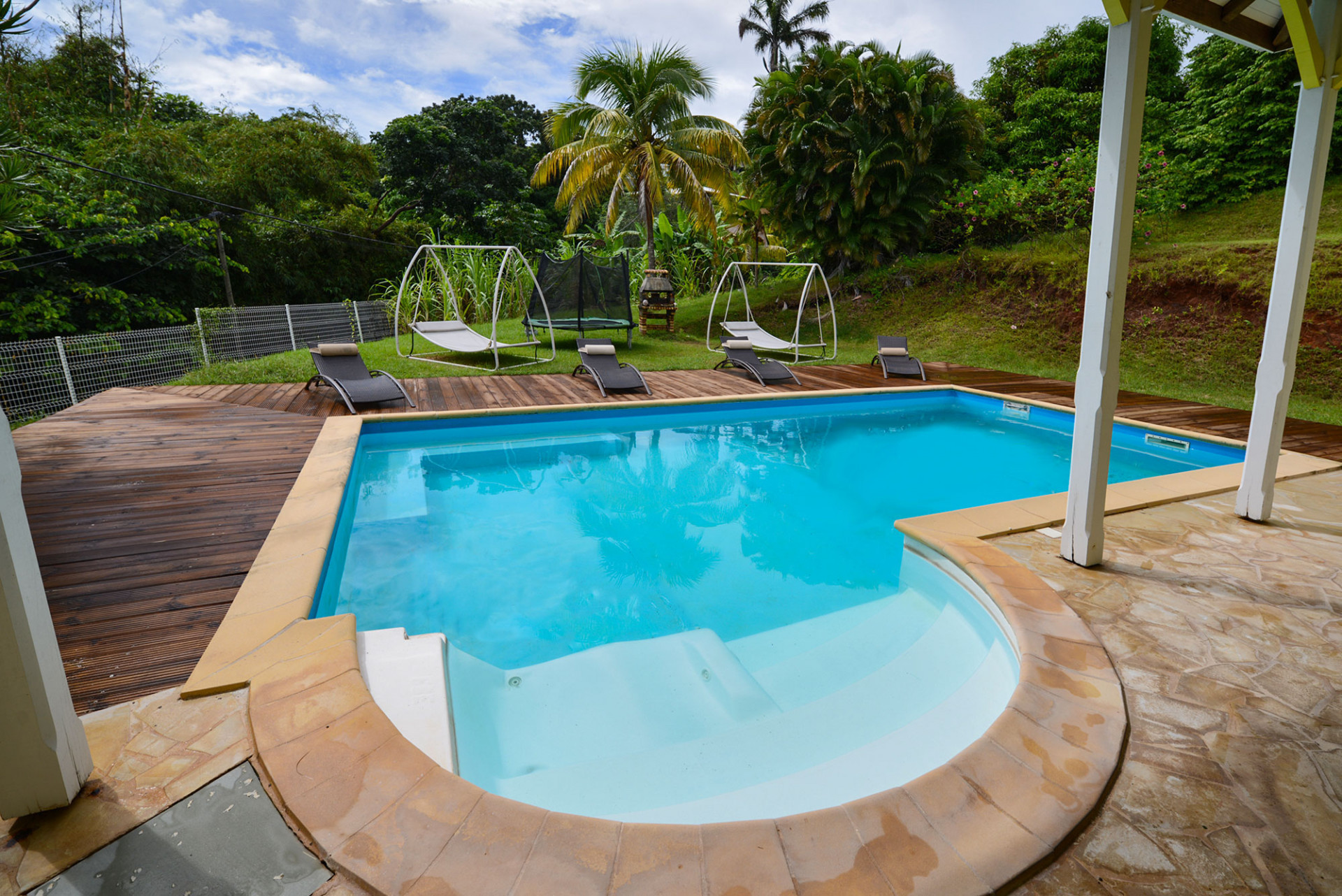 MOULIN à VENT rental Le Robert Martinique country pool - La piscine du moulin à vent