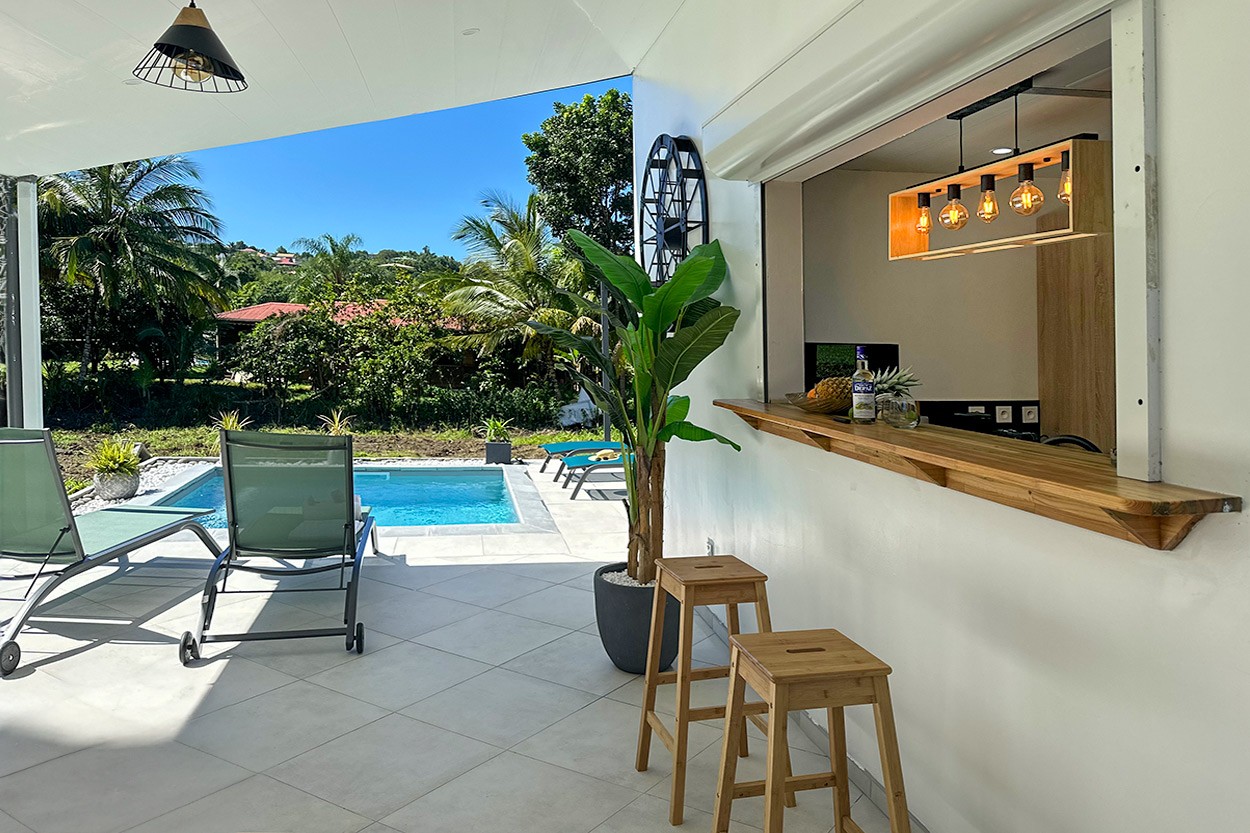 House bis PETITE RIVIERE rental Martinique Rivière Salée bungalow