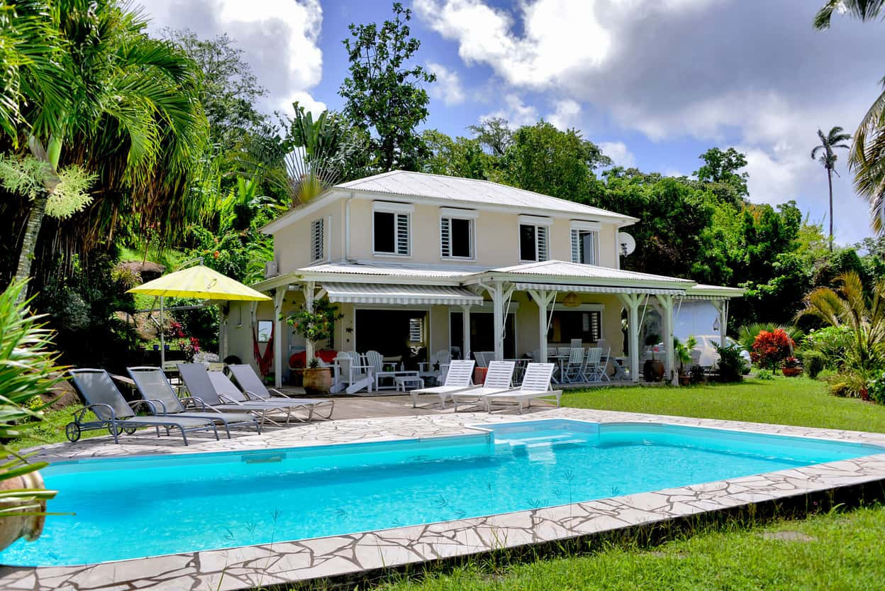 Maison vacances Martinique Roche volcnique