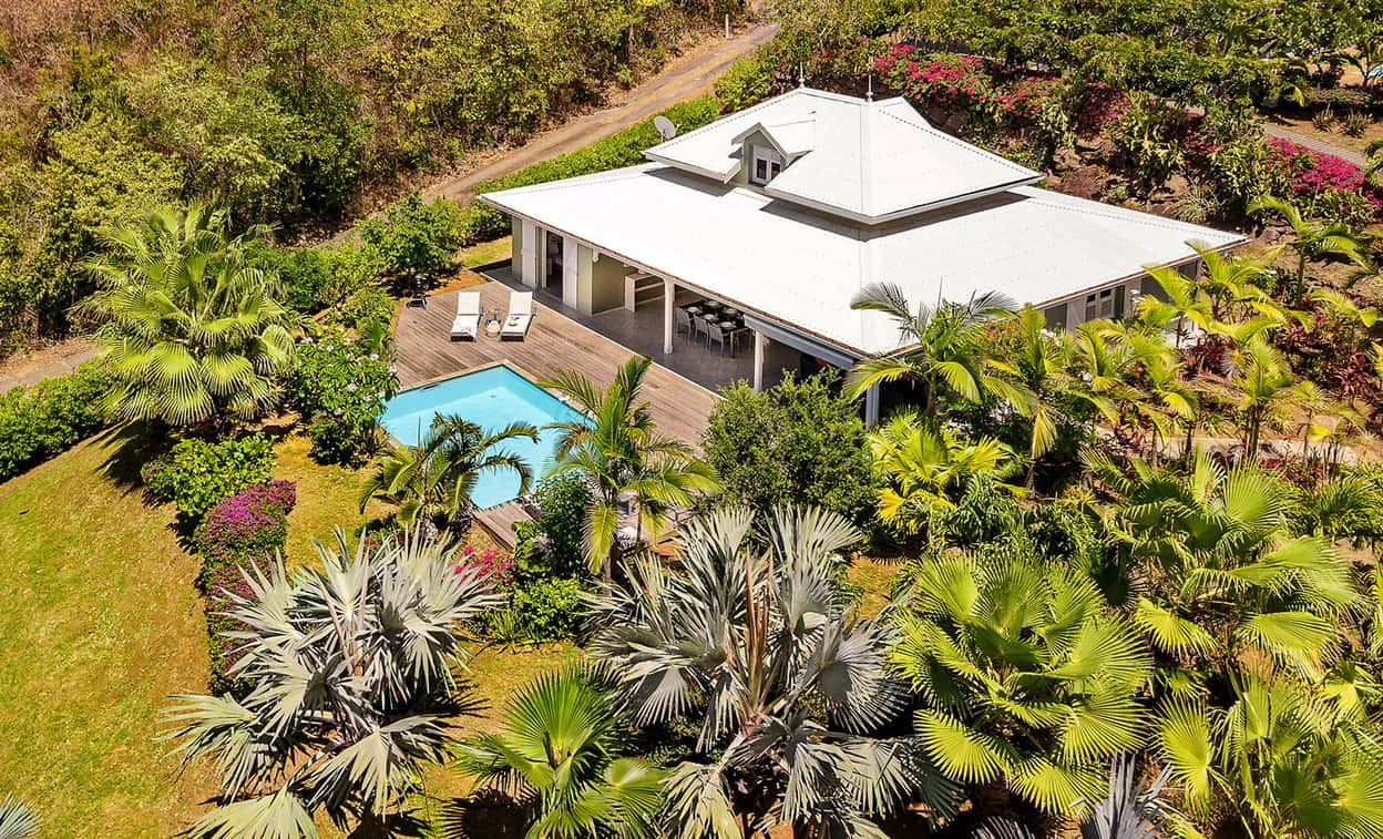 Palmiers Campagne 2S villa rental Martinique luxury le Vauclin pool - 