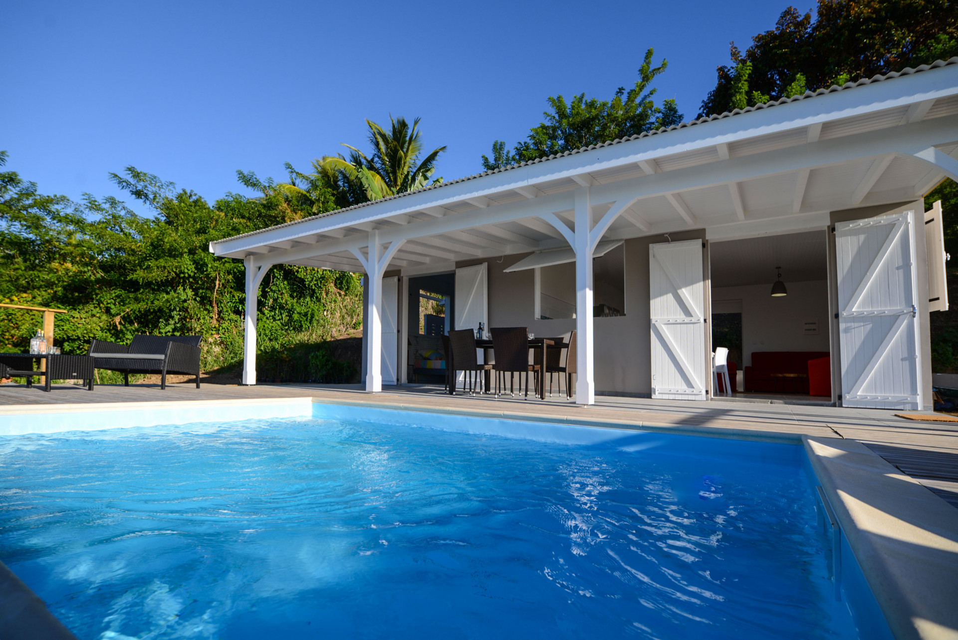 TI SUNSET location Belle villa piscine vue mer le Carbet Martinique
