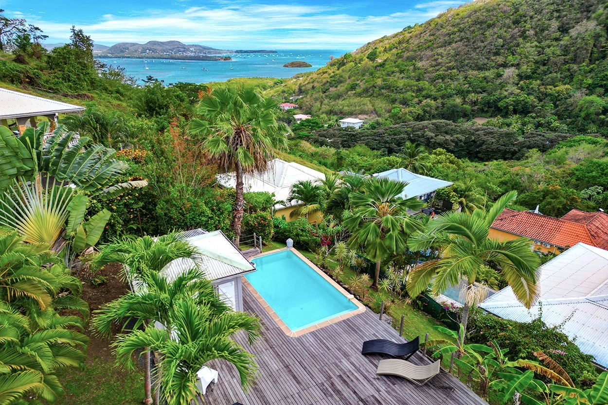 FLEUR de COCO  location villa Le Marin Martinique piscine vue mer magnifique - Bienvenue à la villa Fleur de Coco