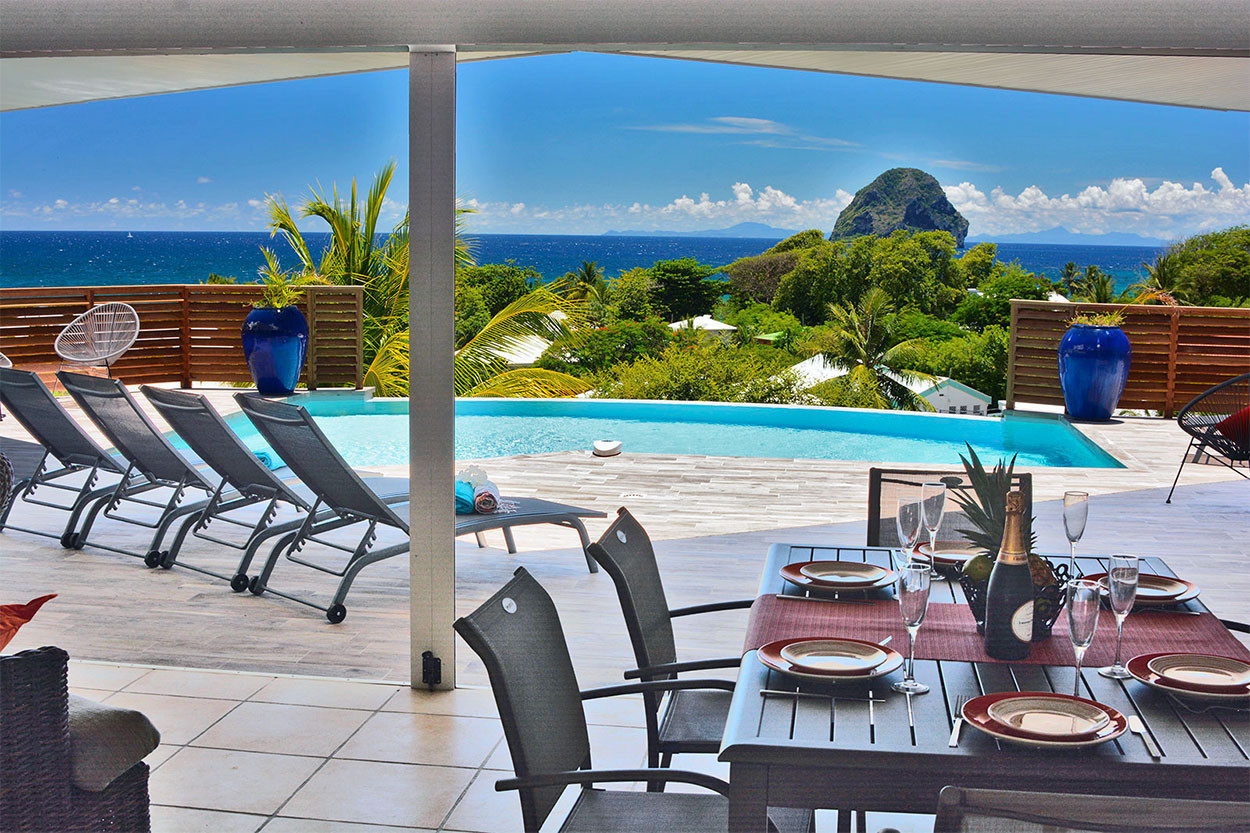 THE DIAMONDS villa of prestiges le Diamant Martinique 2 swimming pools sea view - Villa de Rêve au Diamant