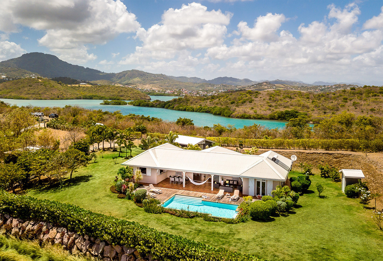 Palmier Azur rental Martinique luxury villa le Vauclin pool sea view - 
