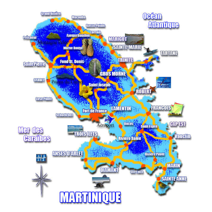 Martinique - Carte Martinique