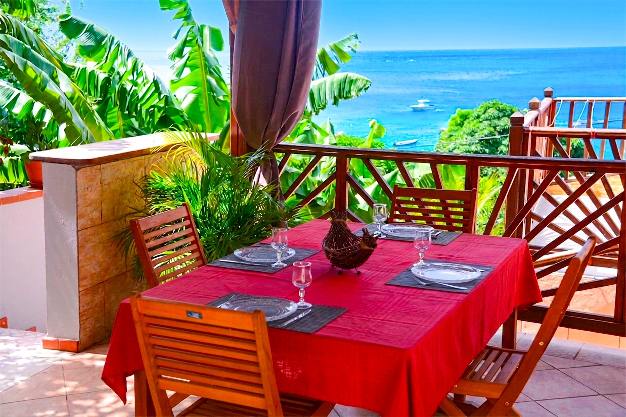 KAZ PETITE ANSE location appartement Anses d'Arlet Martinique - Bienvenue à Kaz Petite Anse