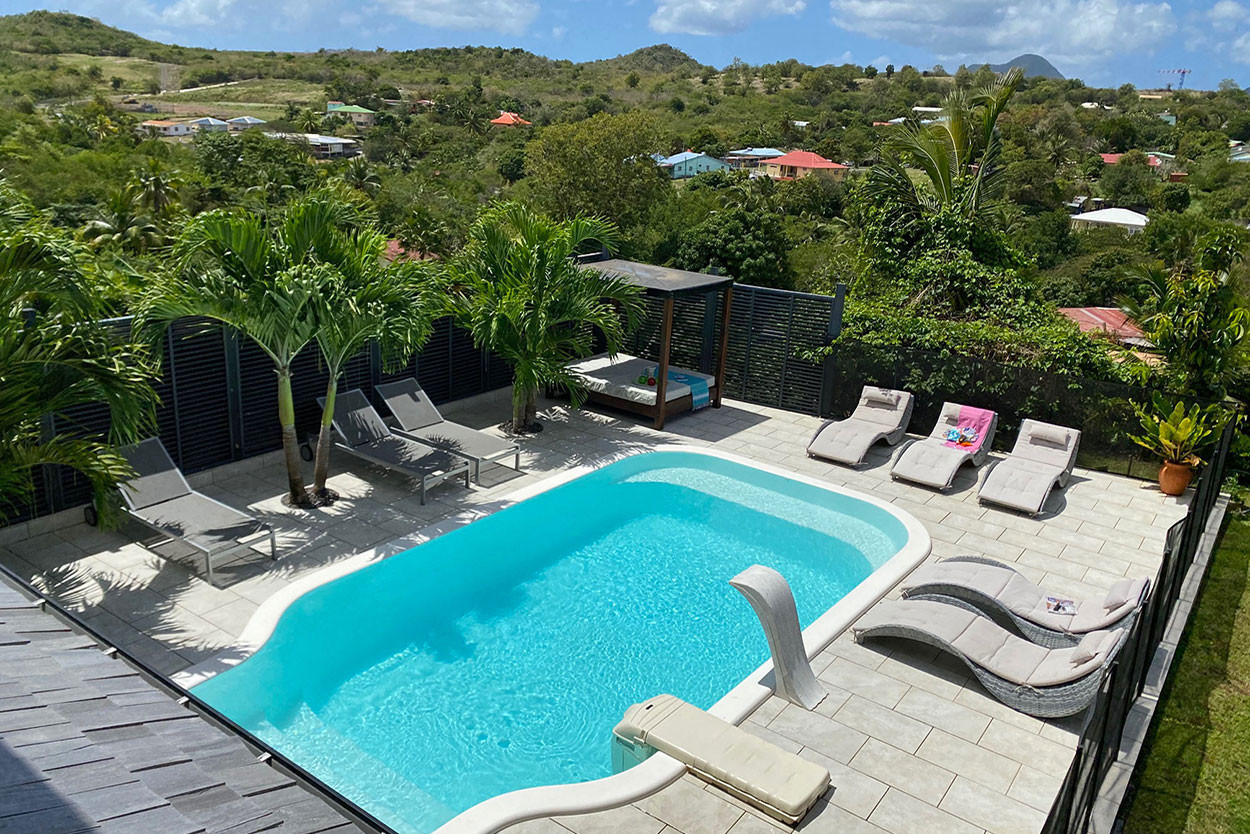 Belle grande villa du DIAMANT 6 chambres location Martinique - 