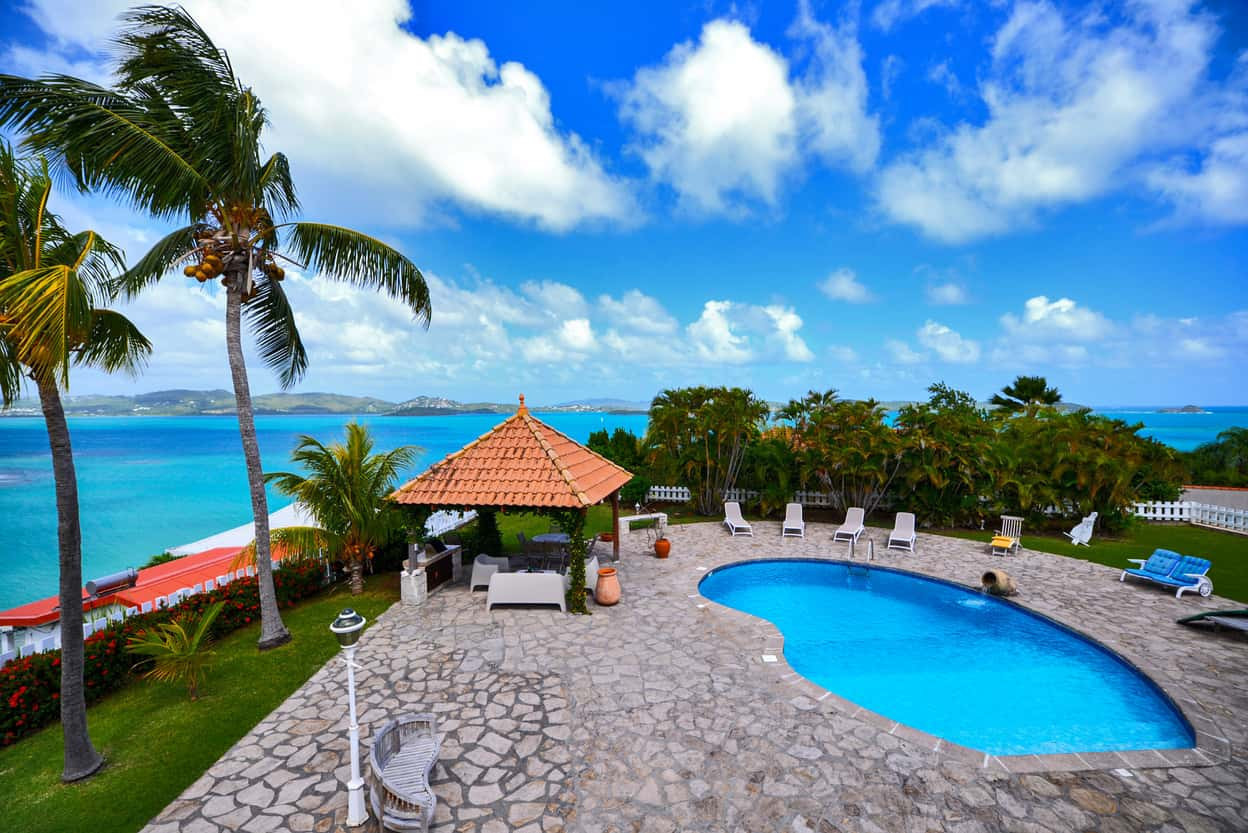 Villa Hauts Sable Blanc location Martinique piscine vue mer - Belle villa sur les Hauts de Sable Blanc