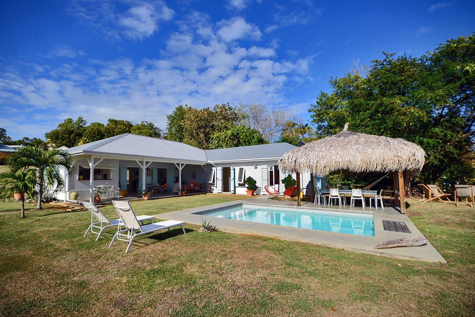 La CANOPEE rental villa le François Martinique swimming pool - 
