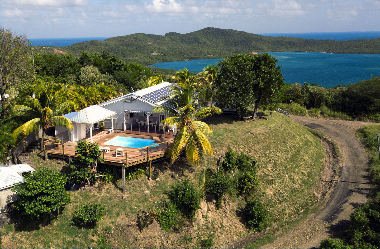 Villa CARAVELLE  rental Martinique sea pool Tartane - Bienvenue à Vue sauvage