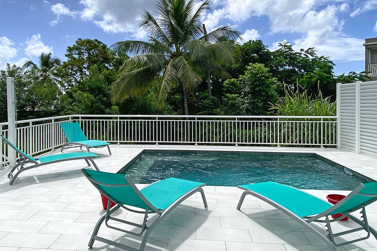 Villa LE BONHEUR rental le Diamant Martinique pool near the beach - 