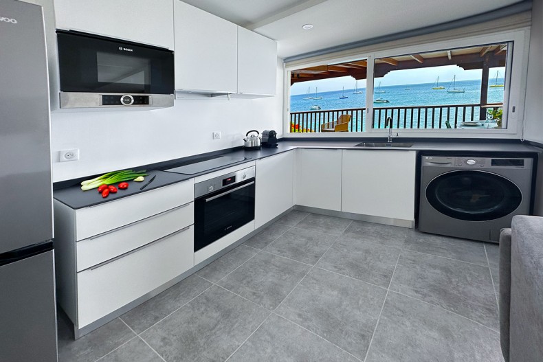 Appartement luxe aux Anse d'Arlet cuisine