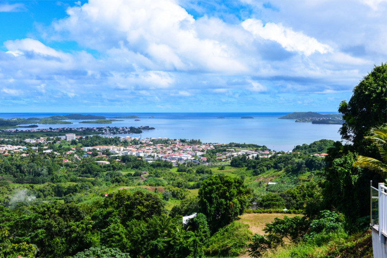 Baie du robert vue sur les ilets