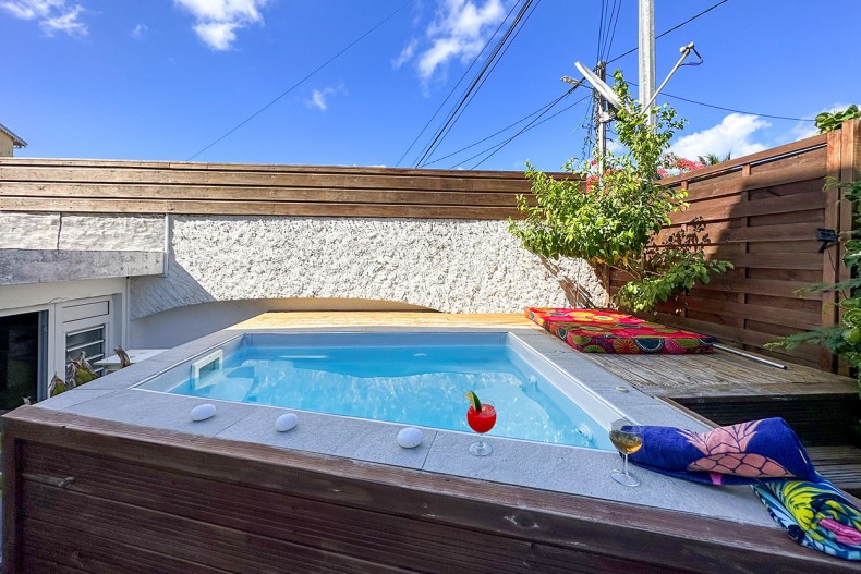 Bac à punch location Anse mitan Nid du Jasmin