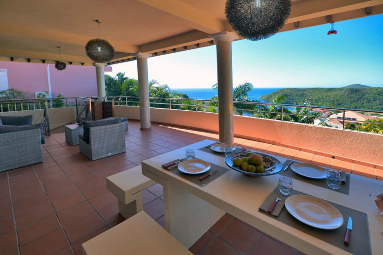 Villa vue mer martinique 4 chambres anse d'arlet