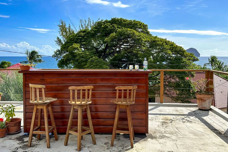 Location maison piscine sur le toit du Diamant