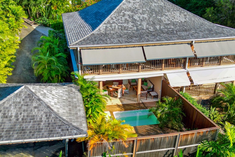 Bas de villa Location avec piscine Anse d arlet Tribord