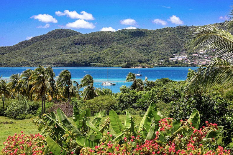 Villa Sainte Anne Vue mer Martinique la vue drone