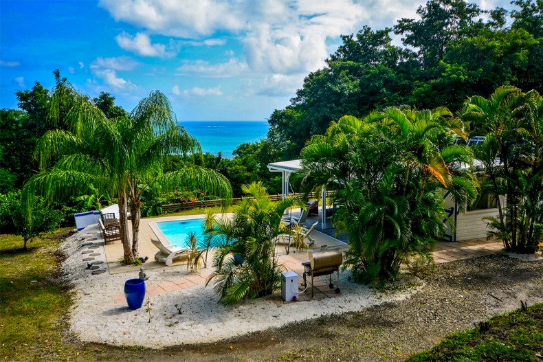 location vue mer tartane martinique