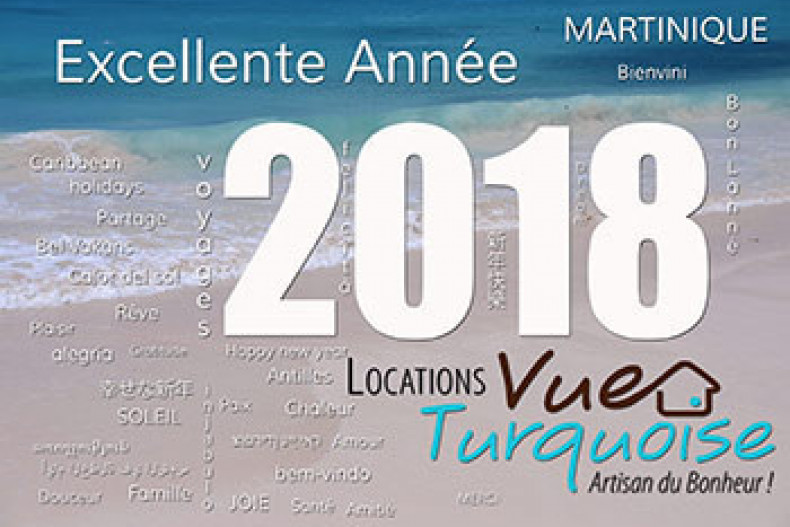 bonne année 2018 des antilles