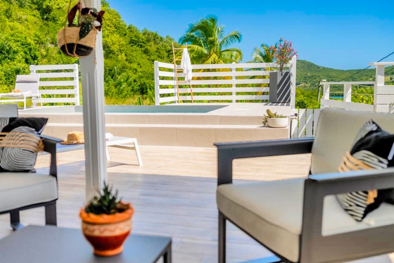 Bungalow sainte Anne salon