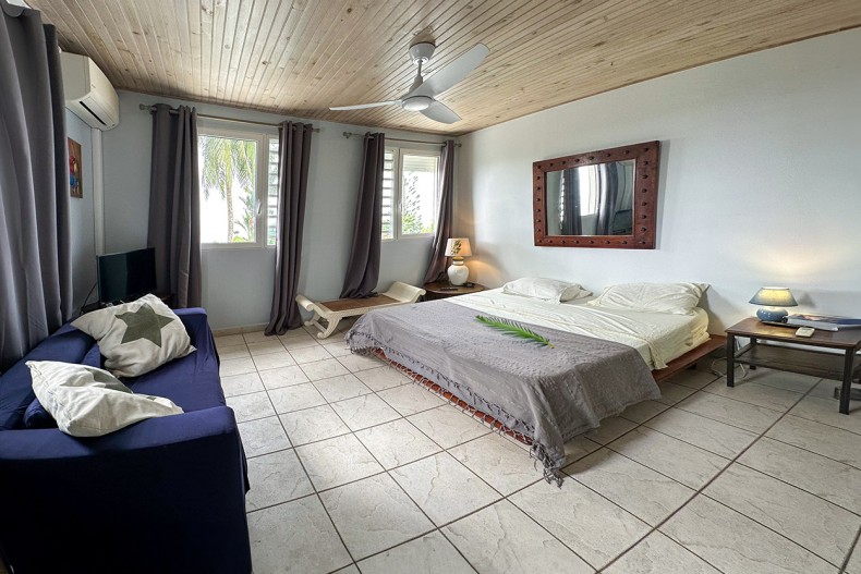 La chambre parentale roche vocanique Lamentin