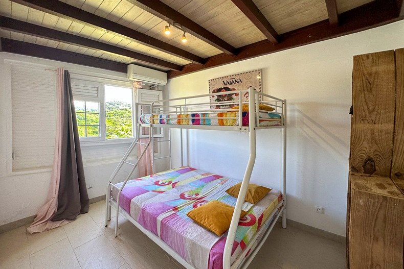 Chambre enfants villa vallée verte Rivière Salée Martinique
