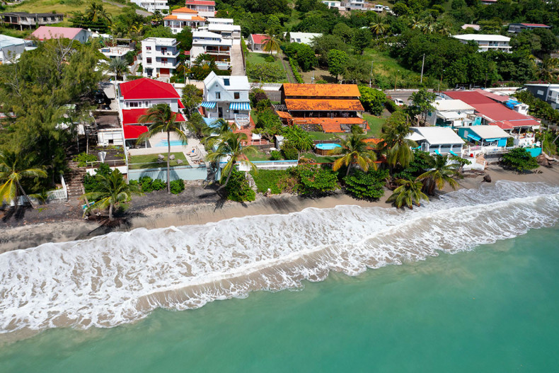 La caraibe du bod de mer