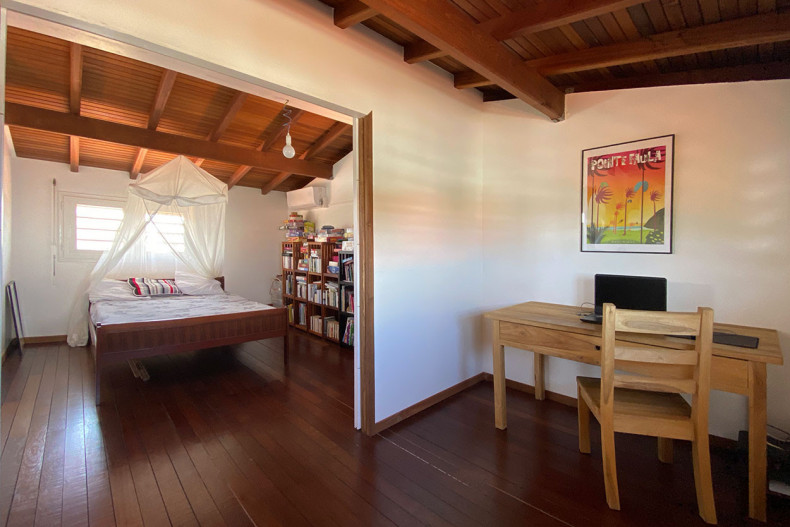 Chambe etage villa sable blanc en famille martinique le robert