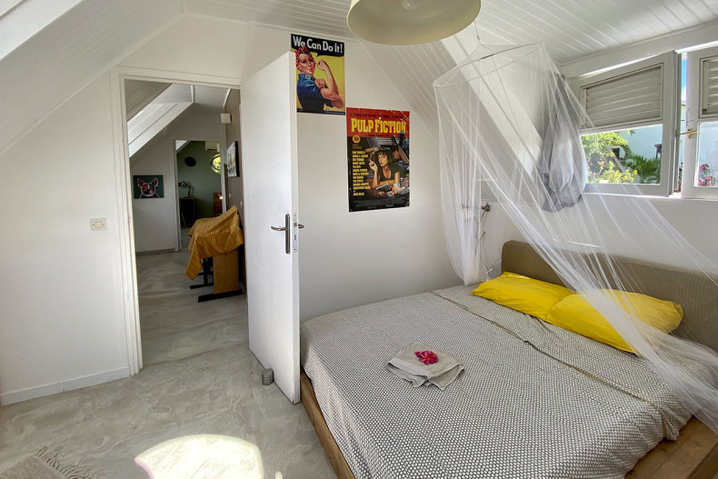 LOCATION MAISON TARTANE  chambre vue mer