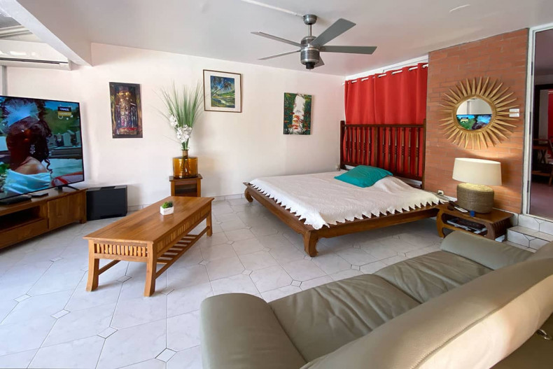 Villa CIEL BLEU Salon TV