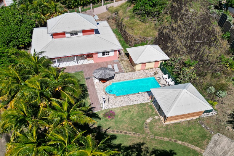 Drone villa Cap Est Mandarine coco