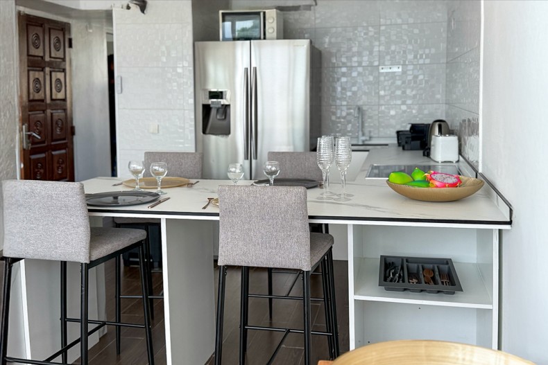 Duplex pointe du bout marina cuisine