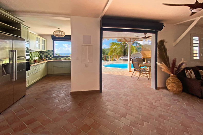 entrée magnifique villa Anses d arlet Martinique