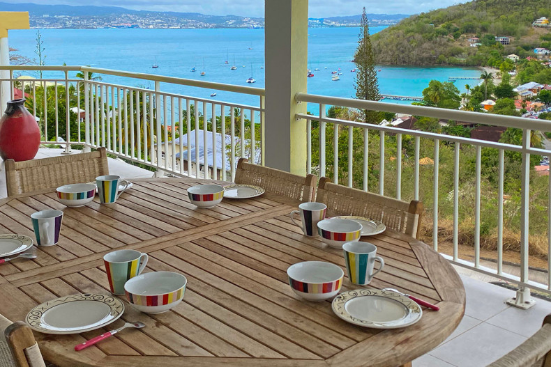 Location F4 Anse à L'ane Martinique sam terrasse