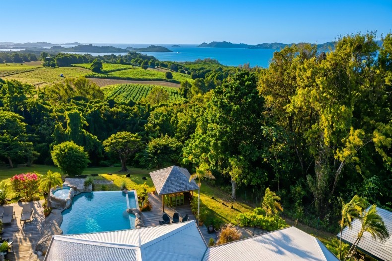 Grande villa de luxe martinique piscine vue mer10 personnes