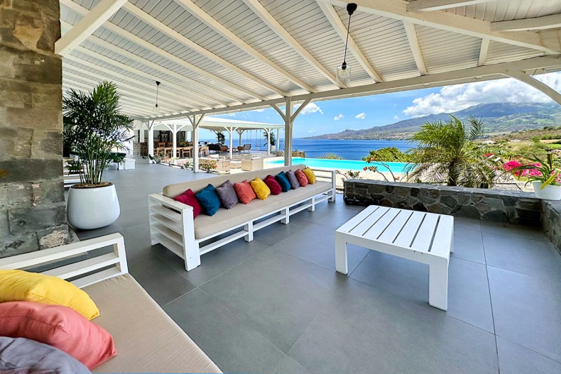 Location villa Habitation Beauregard Martinique salon